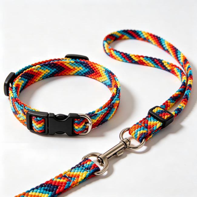 Wholesale dog collar and leash set for OEM pet product programs