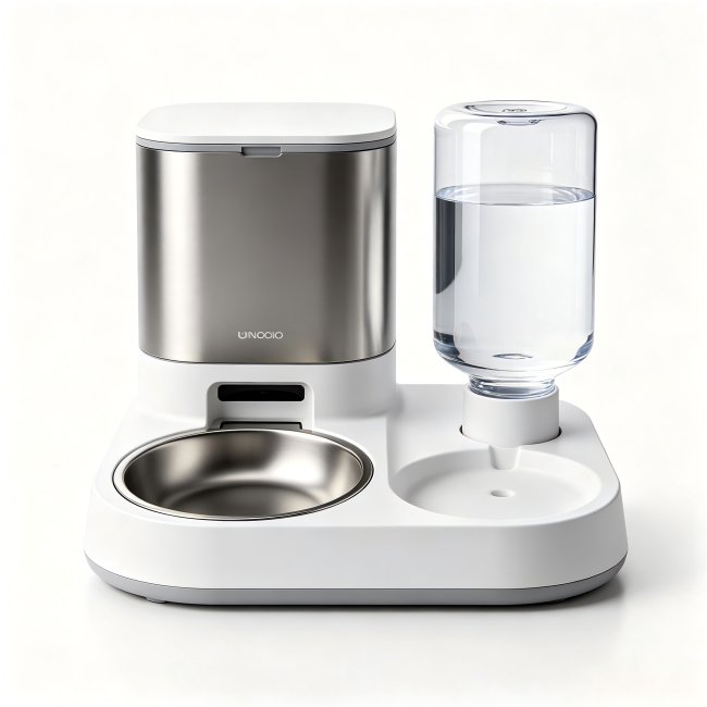 in 1 smart automatic cat feeder and water fountain