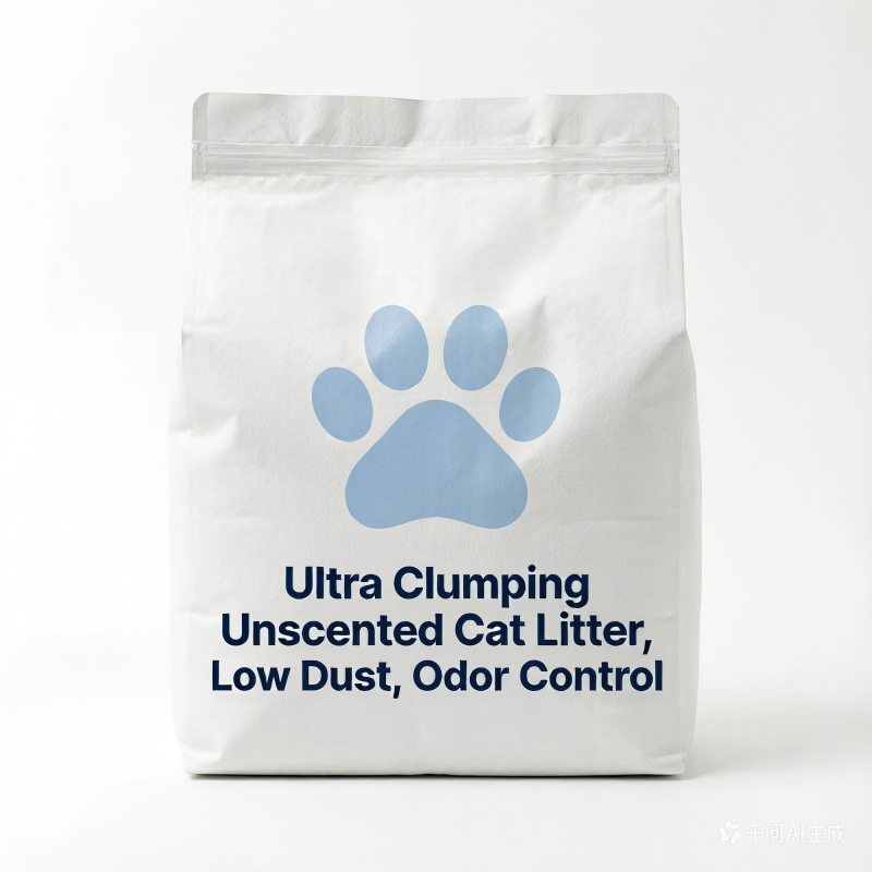 Wholesale low-dust odor-control clumping cat litter for private label